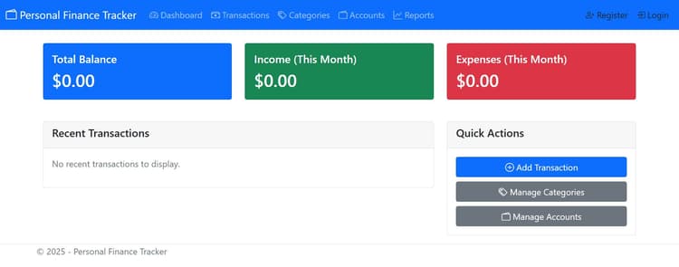 Personal Finance Tracker